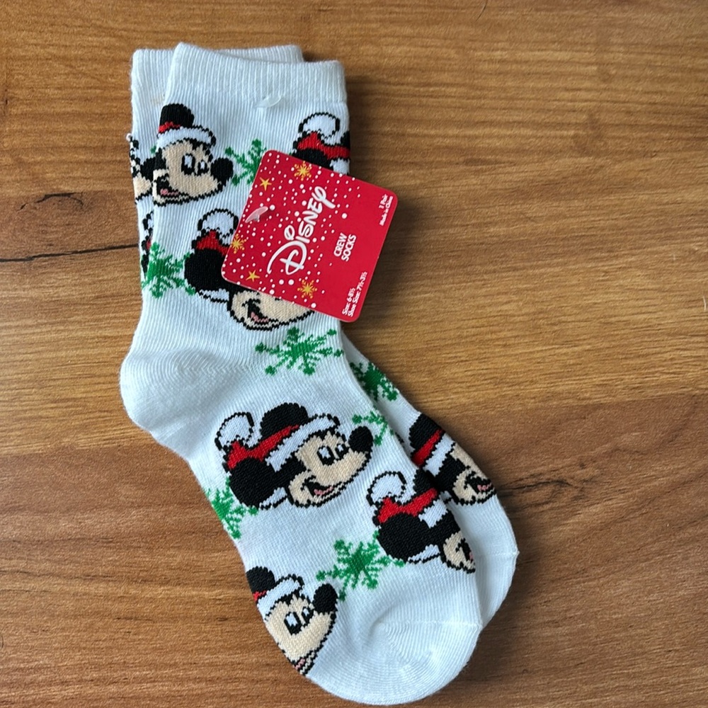 NWT Disney Mickey Crew Socks